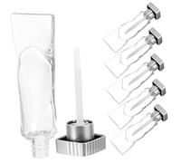 BELLIFFY 6pcs Empty Lip Gloss Tube Plastic Bpa Refillable Lip Gloss Container for Diy Balm Bottles Women Makeup Storage