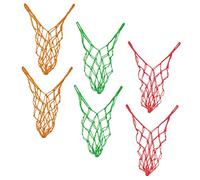 BELLIFFY 6Pcs Fruit Holders Hanging Feeder Bags for Chickens Ducks and Geese Vegetable String Bags for Treats Cabbage and Fruits Random Colors for Poultry Feeding