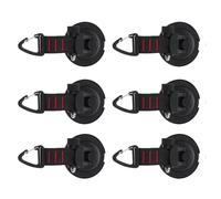 BELLIFFY 6pcs Heavy Duty Suction Cups with Rotating Hooks for Car Rv Awning Boat Camping Tarp Tie Down Locking Suction Anchors for Surfaces Easy Installation and Strong Outdoor Holding