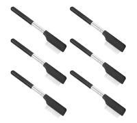 BELLIFFY 6pcs Metal Eyelash Comb with Straight Steel Teeth Lash and Brow Styling Tool for Gentle Clump Removal and Precise Separation Lash Separator for Professional and Personal Makeup Use