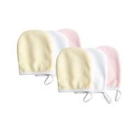 BELLIFFY 6pcs Reusable Microfiber Makeup Remover Pads Soft and Facial for Easy Makeup and Powder Removal Random Colors Convenient for Daily Use