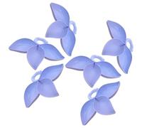 BELLIFFY 6pcs Small Pet Food Storage Bowls with Compartments Anti-scatter Hanging Feeder Boxes for Hamsters Chinchillas Rabbits Plastic Spill-resistant Animal Feeding Dish