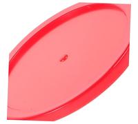 BELLIFFY 6pcs Small Plastic Ice Hockey Pucks Replacement Table Game Accessories Vibrant Red Desktop Hockey Game Supplies for Competitive Play and Indoor Party Activities
