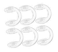 BELLIFFY 6pcs Soft Silicone Nose Pads Glasses Anti-slip Cushions U-shaped Nose Bridge Pads for Eyeglasses Sunglasses Comfortable Non-slip Guard Stickers