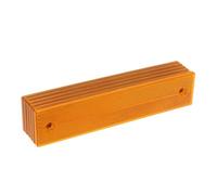 BELLIFFY 6pcs Weatherproof Reflective Trail Markers for Driveways and Highways Orange Rectangular Road Pavement Markers with Easy No-tool Installation for Outdoor Safety and Visibility