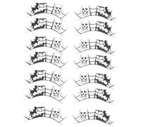 BELLIFFY 7pairs Halloween Fake Eyelashes Dense Cluster Lashes Creative Art False Eyelashes for Stage Party Halloween Women Makeup Accessories