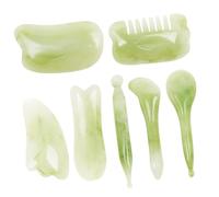 BELLIFFY 7Pcs Gua Sha Face Body Massager Board Smooth Skin-Friendly Scraping Tool for Facial Eye Neck Massage High-Grade Material Enhances Skincare Absorption and Muscle Relaxation