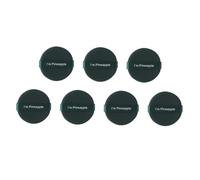 BELLIFFY 7pcs Round Powder Puff Set for Wet and Dry Application Soft Non-latex Makeup Sponge for Loose Powder Skin-friendly and Washable Green Color
