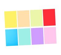 BELLIFFY 8 Pcs Pvc Reading Films Matte Transparent Practical Reading Pvc Thin Films for Dyslexia Random Color