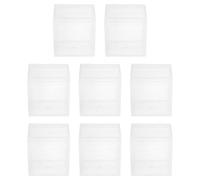 BELLIFFY 8PCS Clear Acrylic Small Cube Boxes with Lids Sealed Transparent Candy Containers for Party Favors Jewelry Display and Treat Storage