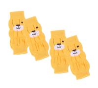 BELLIFFY 8pcs Dachshund Socks Warm Leg Warmers for Dogs Paw Soother for Dogs Non-slip Leg Sleeves for Cold Weather Warm Hock Covers Cats