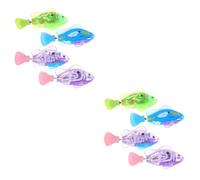 BELLIFFY 8pcs Interactive Electric Fish Toy for Cats Swimming Led Cat Chewing Toy Engaging Pet Accessory to Keep Kittens Active and Healthy Deep Sea Fluorescent Spotted Striped