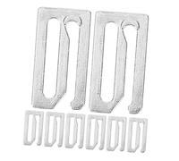 BELLIFFY 8pcs Metal Barber for Salon Use Hairdressing Strap Hooks for Styling Cutting and Coloring Capes