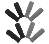 BELLIFFY 8pcs Non-Slip Crutch Handle Pads with Soft Sponge Foam Central Hole Walker Hand Grips Cover for Elderly Cane Replacement Wraps Comfortable Hand Support for Stability and Balance