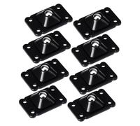 BELLIFFY 8pcs Self-adhesive Abs Caster Wheels for Storage Boxes Furniture Pulley Swivel Rollers Load-bearing Attach Wheels for Sideboards Trash Cans Bedside Tables