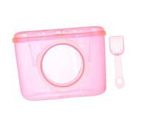 BELLIFFY Acrylic Hamster Bathroom for Compact Sturdy Bathtub Easy to Clean Hamster Bath Room Accessory Stylish Design for Animals