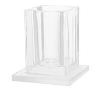 BELLIFFY Acrylic Microphone Holder Single Slot Desktop Mic Stand Tabletop Wireless Microphone Stand Stable Holder for Karaoke and Home Use