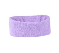 BELLIFFY Adjustable Lavender Sports Yoga Headband Breathable Microfiber Cotton Sweatband for Women and Men Reusable Spa Facial Makeup Cloth Wrap Soft Elastic Hairband for Fitness and Daily