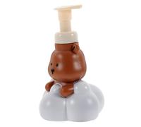 BELLIFFY Adorable Cloud Bear Foaming Pump Bottle for Soap Shampoo Travel-friendly Dispenser for Facial Cleanser Lightweight and Refillable Cute Design for Easy Use