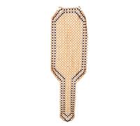 BELLIFFY Beaded Car Seat Cushion Pad Summer Cooling Massaging Seat Cover for Car with Breathable Airflow Design Fit Beige