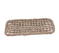 BELLIFFY Bearded Dragons Woven Lounge Mat Durable Reptile Bed for Lizards Interactive Pet Cushion Breathable Removable Washable Design for Safe Climbing Resting Spaces