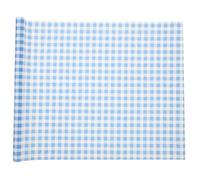 BELLIFFY Beeswax Food Wrap Roll Blue Checkered, Oil-proof Preservation Paper for Sandwiches and Kitchen Food Wrapping, Reusable Home Wrap for Fresh Keeping and Packaging