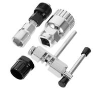 BELLIFFY Bicycle Repair Tool Kit 4-in- with Crank Puller, Bottom Bracket Removal, Chain Breaker, and Flywheel Removal for Road and Mountain Bikes Maintenance