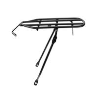 BELLIFFY Bike Rear Shelf Folding Solid Iron Bike Carrier Rack Luggage Carrier Black for Outdoor Cycling Cargo Transport