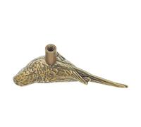 BELLIFFY Bird Cabinet Handles Vintage Brass Drawer Pulls Golden Single Hole Ornate Decorative for Bathroom Dresser