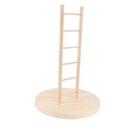 BELLIFFY Bird Climbing Ladder Parrot Training Toy Cage Climbing Perch Wooden Ladder for Budgies Fun Exercise Toy