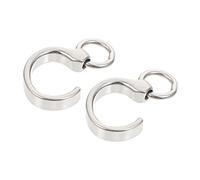 BELLIFFY Bird Foot Ring Stainless Steel Bird Harness Parrot Leg Ring Foot Chain