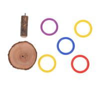 BELLIFFY Bird Training Toys Parrot Throwing Circles Toy Cockatiel Playing Interactive Rings for Parakeets Birds