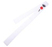 BELLIFFY Breathable Japanese Headband Chef Accessory 100X5Cm Cotton Decorative Head Band for Cooking Sports Martial Arts