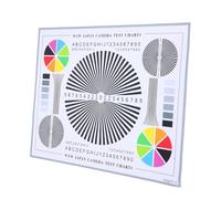 BELLIFFY Camera Lens Test Chart Color Wheel Chart for Indoor Outdoor Cctv Installation Focus Testing Tool Imaging and Accurate Assessment