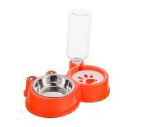 BELLIFFY Cat and Dog Feeder Bowl Automatic Water Dispenser No Knock Easy to Maintain