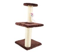 BELLIFFY Cat Scratching Post Stable Scratcher for Indoor Cats Wear-resistant Design with Interactive Hanging Protects Furniture and Promotes Healthy Clawing