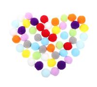 BELLIFFY Catnip Balls Toy for Cats 100pcs Colorful Plush Cat Balls Interactive Cat Toys Pet Supply