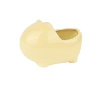 BELLIFFY Ceramics Pet Bathing Tub for Hamster House Cooling House Pet Shelter Nest Bathtub for Hamster Enclosure Portable Bath for