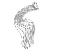 BELLIFFY Chandelier Style Headband Decorative Tassel Crystal Chain for Women's Pirate Costume Accessory