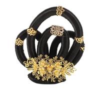 BELLIFFY Chinese Traditional Hair Wigs Elegant Hanfu Wigs Integrated Chignon Headband for Historical Cosplay Events Multiple Color Options for Film Theater Performances