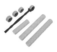 BELLIFFY Clay Jewelry Roller Set 8Pcs with Soft Clay Texture Rollers and Pottery Includes 2 Long 1 Medium Plus Handle Suitable for DIY Earring Making and Ceramic Craft