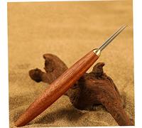 BELLIFFY Compact Fishing Hook Tier Knotting Tool with Blood Sandalwood Stainless Steel Portable Knotter for Secure Fishing Line Knots Compatible with Hooks Lightweight