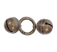 BELLIFFY Copper Pet Collar Bell with Quick-Release Clip, Vintage Brass Round Bell for Dogs and Cats, Extra Loud Outdoor Safety Accessory for Walking and Training