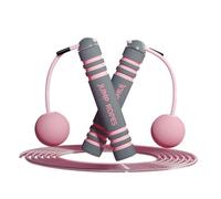 BELLIFFY Cordless Jump Rope with Weighted Balls Heavy Skipping Rope for Fitness Training Smooth Fast Rotation Ergonomic Handles for Men Women Dual Use Ropeless and Corded