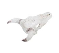 BELLIFFY Cow Skull Wall Decor Bearded Dragon Tank Background Aquarium Ornaments Reptile Skulls Fish Tank Decor