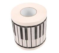 BELLIFFY Creative Piano Pattern Toilet Paper Roll Soft Absorbent Bathroom Tissue Decorative Music Lover Bathroom Decor and Practical Use