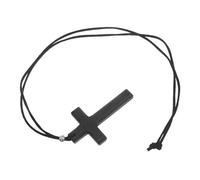 BELLIFFY Cross Pendant Wooden Car Mirror Ornament Minimalist Hanging Car Accessory Elegant Christian Decoration for Rearview Mirror Stylish Cross Pendant Elegance