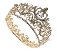 BELLIFFY Crystal Bridal Crown Wedding Headband Rhinestone Bride Tiaras Comfortable Fit Versatile Bridal Hair Accessory for Weddings Birthday Parties Proms