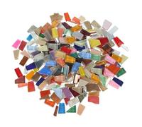 BELLIFFY DIY Glass Tiles Mixed Shapes Assorted Irregular Pieces for Home Decor Crafts Sturdy Glass with Fine Luster Versatile for Mosaic Art Wall Decoration and Creative Projects