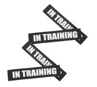 BELLIFFY Dog Reflective Tag Service Dog Patch Set Removable Reflective Vest Stickers with Hook and Loop Fastener Size s Suitable for Pet Harnesses and Calming Vests